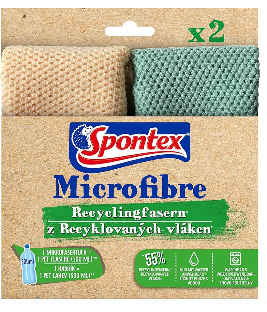 CHIFFON MICROFIBRE SPONTEX X2