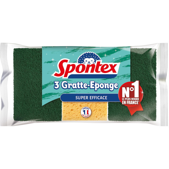 EPONGE GRATTANTES SPONTEX X3