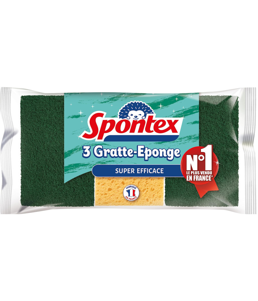 EPONGE GRATTANTES SPONTEX X3