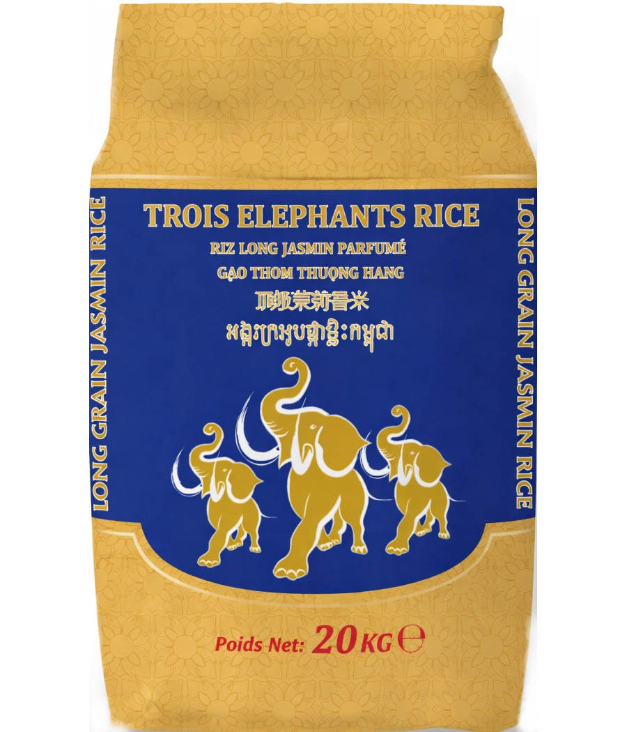 RIZ LONG JASMIN 20KG SILVER ELEPHANT