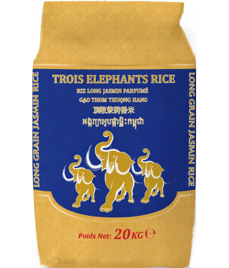 RIZ LONG JASMIN 20KG SILVER ELEPHANT