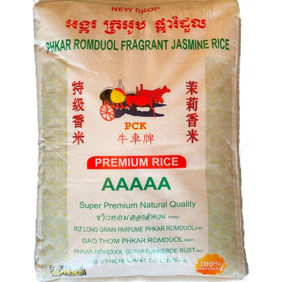 RIZ PREMIUM JASMIN 20KG CAMBODGE