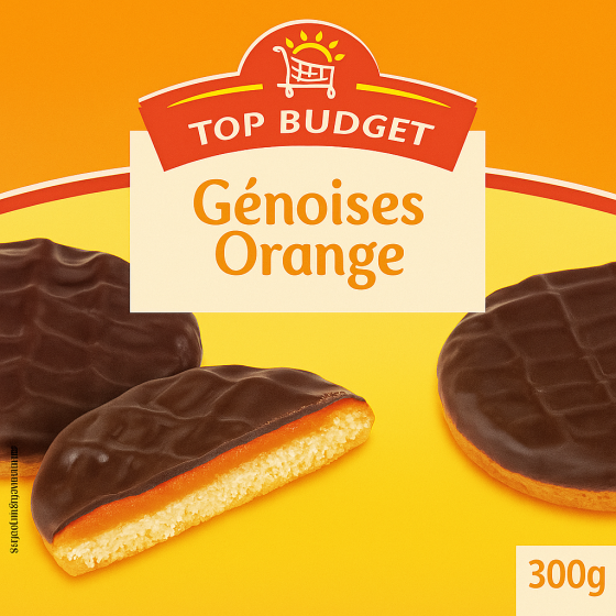GENOISES TOP BUDGET ORANGE 300G