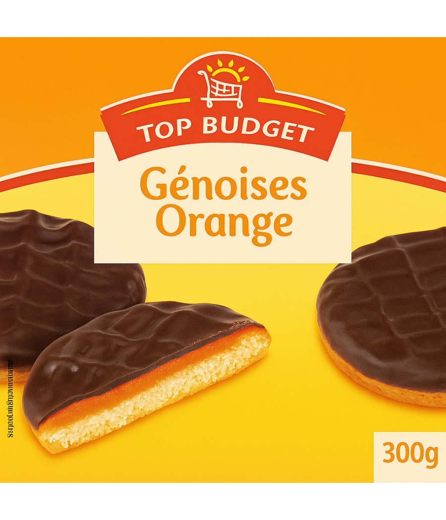 GENOISES TOP BUDGET ORANGE 300G