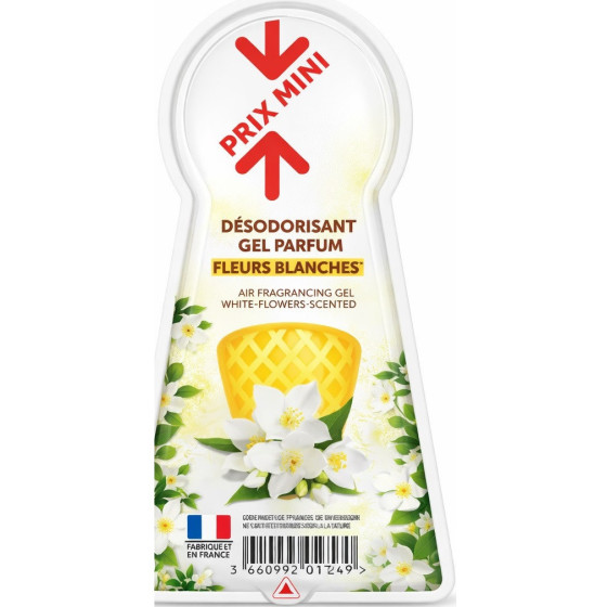DESODORISANT GEL FLEURS BLANCHES PRIX MINI 150G