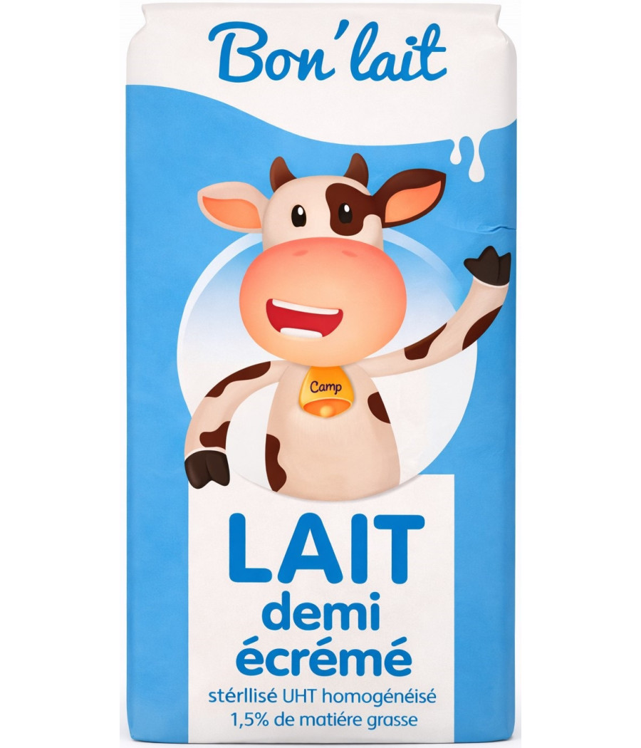 LAIT DEMI ECREME ALTEZZA 1L
