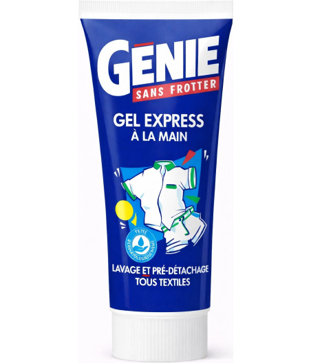 GEL EXPRESS MAIN LAVAGE ET DETACHAGE TOUS TEXTILES GENIE 200ML