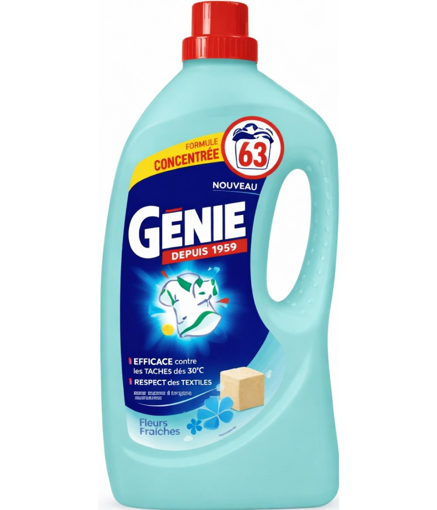 LESSIVE LIQUIDE FLEURS ORIENTALE GENIE 1,48L