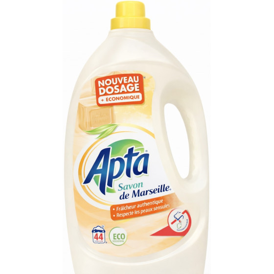 LESSIVE LIQUIDE SAVON DE MARSEILLE APTA 2.2L