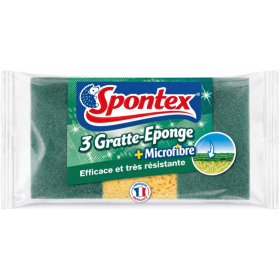 GRATTE EPON MICROFRIBRE SPONTEX