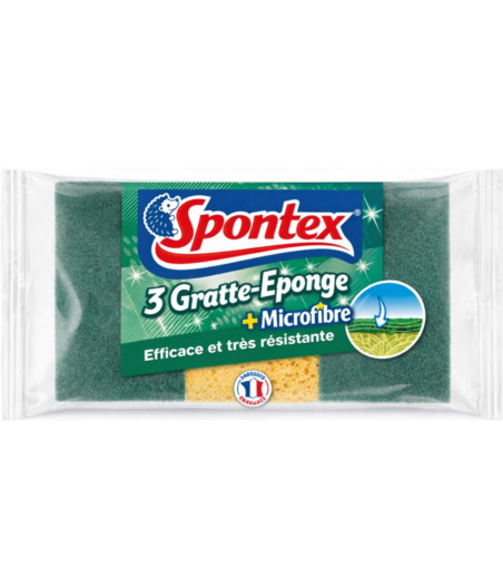 GRATTE EPON MICROFRIBRE SPONTEX
