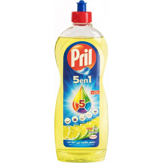 LIQUDE VAISSELLE CITRON VERT 5 EN 1 PRIL 580ML