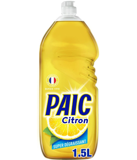 LIQUIDE VAISSELE CITRON PAIC 1.5L