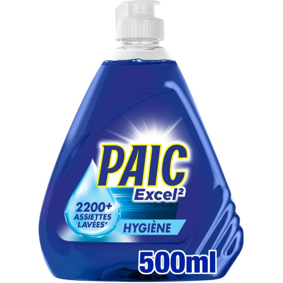 LIQUIDE VAISSELE EXCEL ANTI BACTERIEN PAIC 500ML