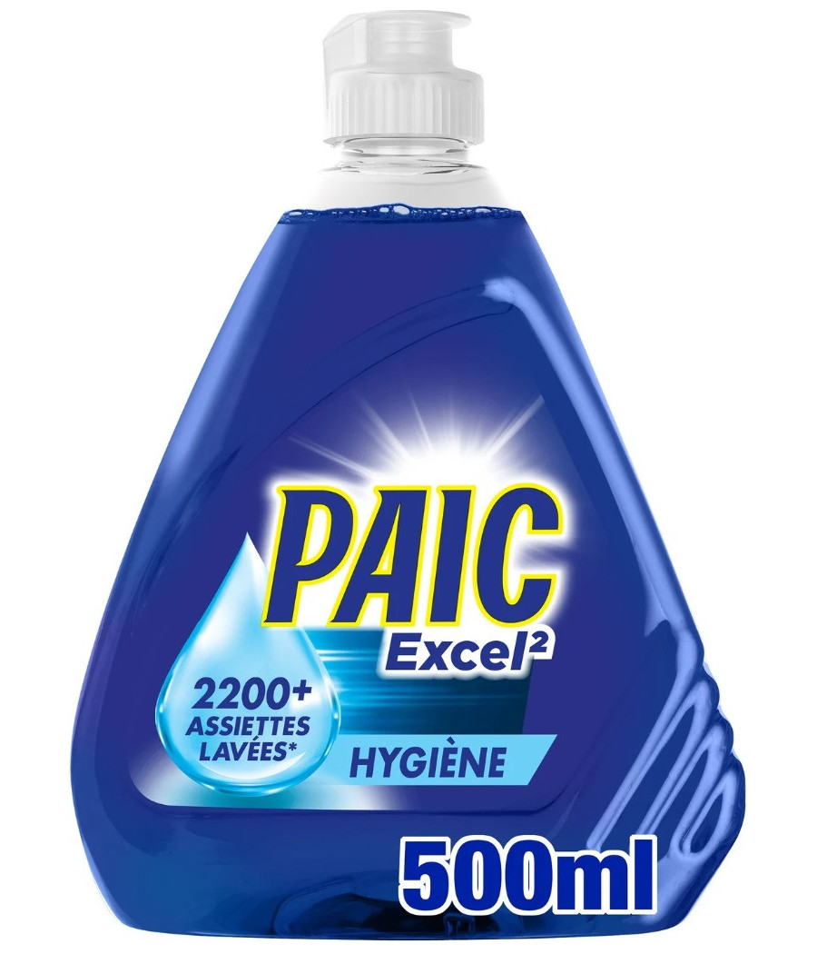 LIQUIDE VAISSELE EXCEL ANTI BACTERIEN PAIC 500ML