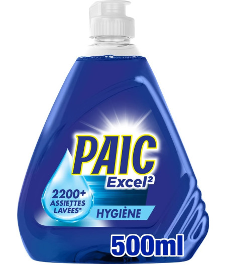LIQUIDE VAISSELE EXCEL ANTI BACTERIEN PAIC 500ML