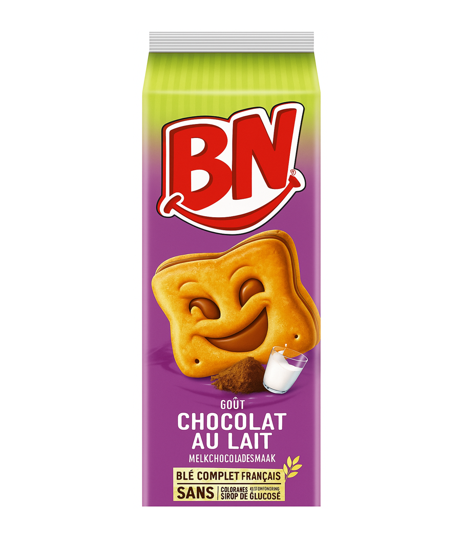 BISCUITS BN CHOCOLAT AU LAIT 285G
