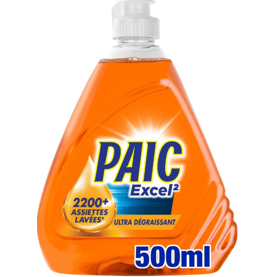 LIQUIDE VAISSELLE EXCEL ULTRA DEGRESSANT PAIC 500ML