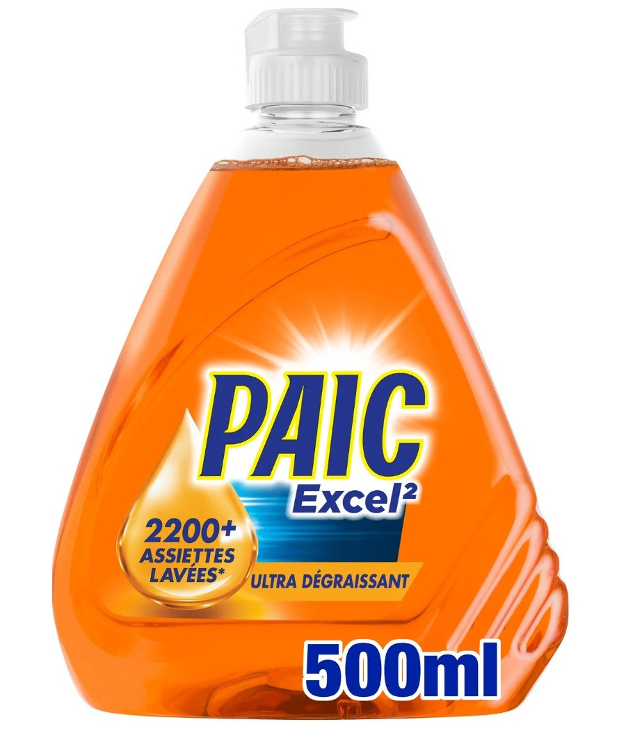 LIQUIDE VAISSELLE EXCEL ULTRA DEGRESSANT PAIC 500ML