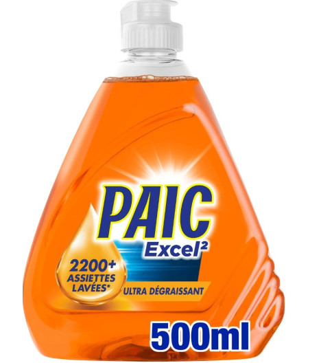 LIQUIDE VAISSELLE EXCEL ULTRA DEGRESSANT PAIC 500ML