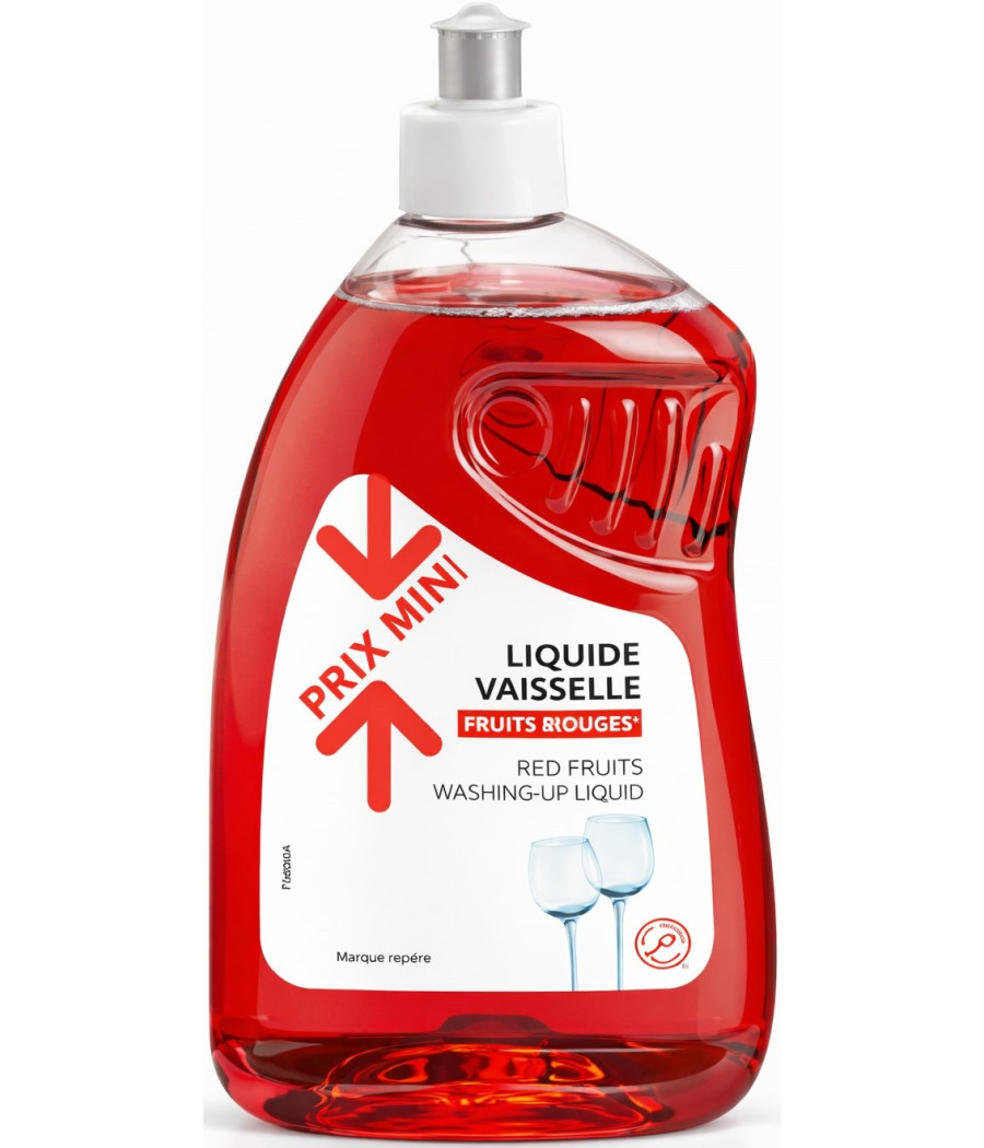 LIQUIDE VAISSELLE FRUITS ROUGES PRIX MINI 500ML
