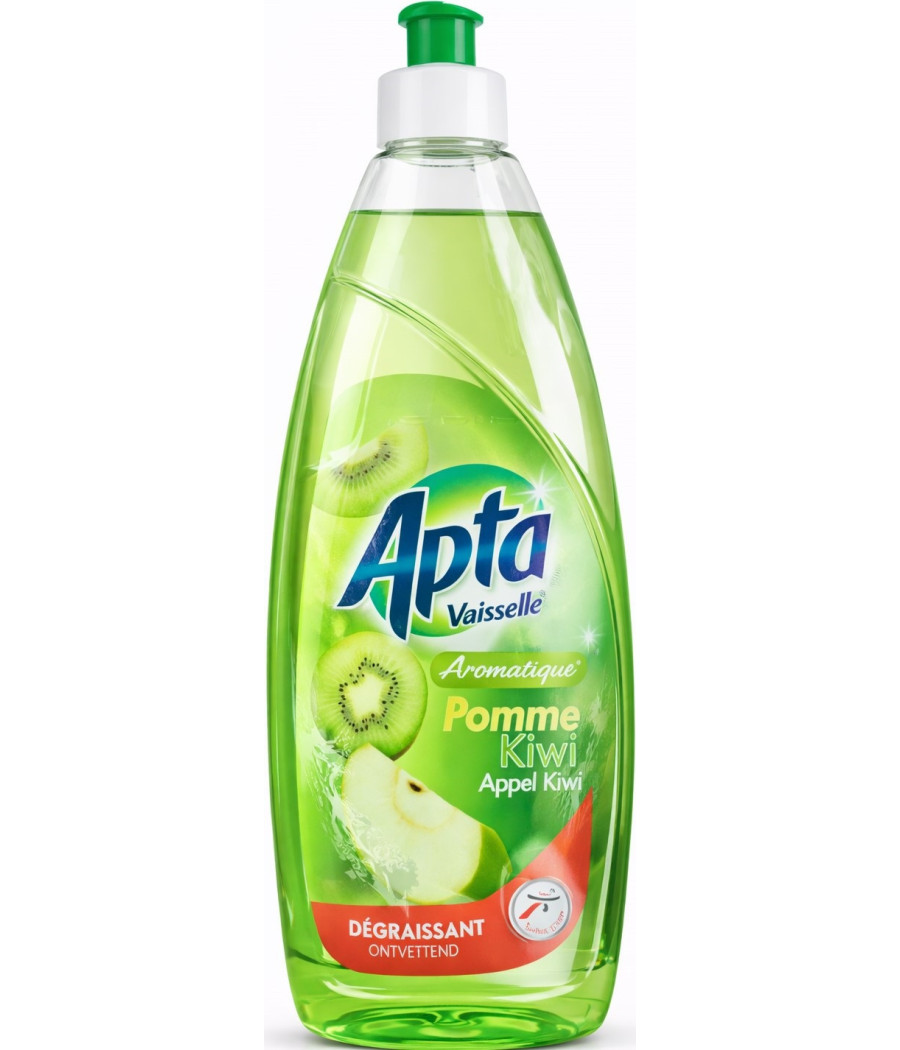 LIQUIDE VAISSELLE POMME KIWI APTA 75CL