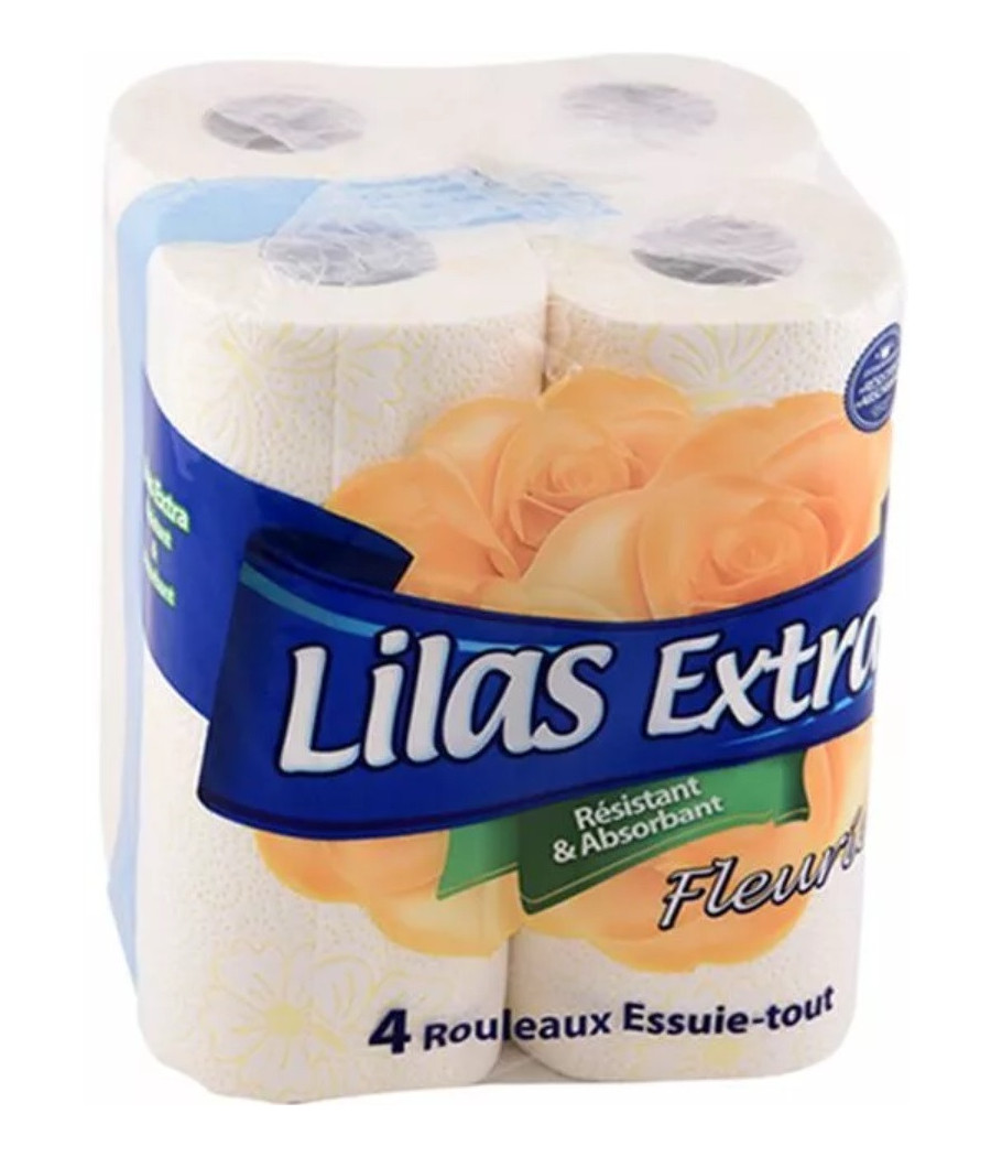 ESSUIE TOUT BLANC FLEURIE LILAS X4