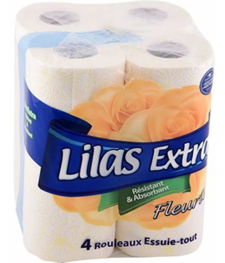 ESSUIE TOUT BLANC FLEURIE LILAS X4