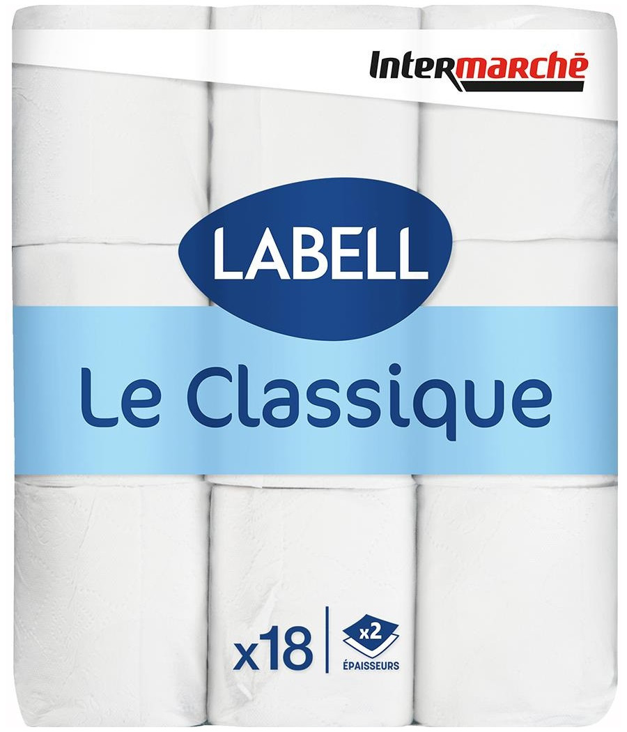 PAPIER HYGIENIQUE X18 LABELL