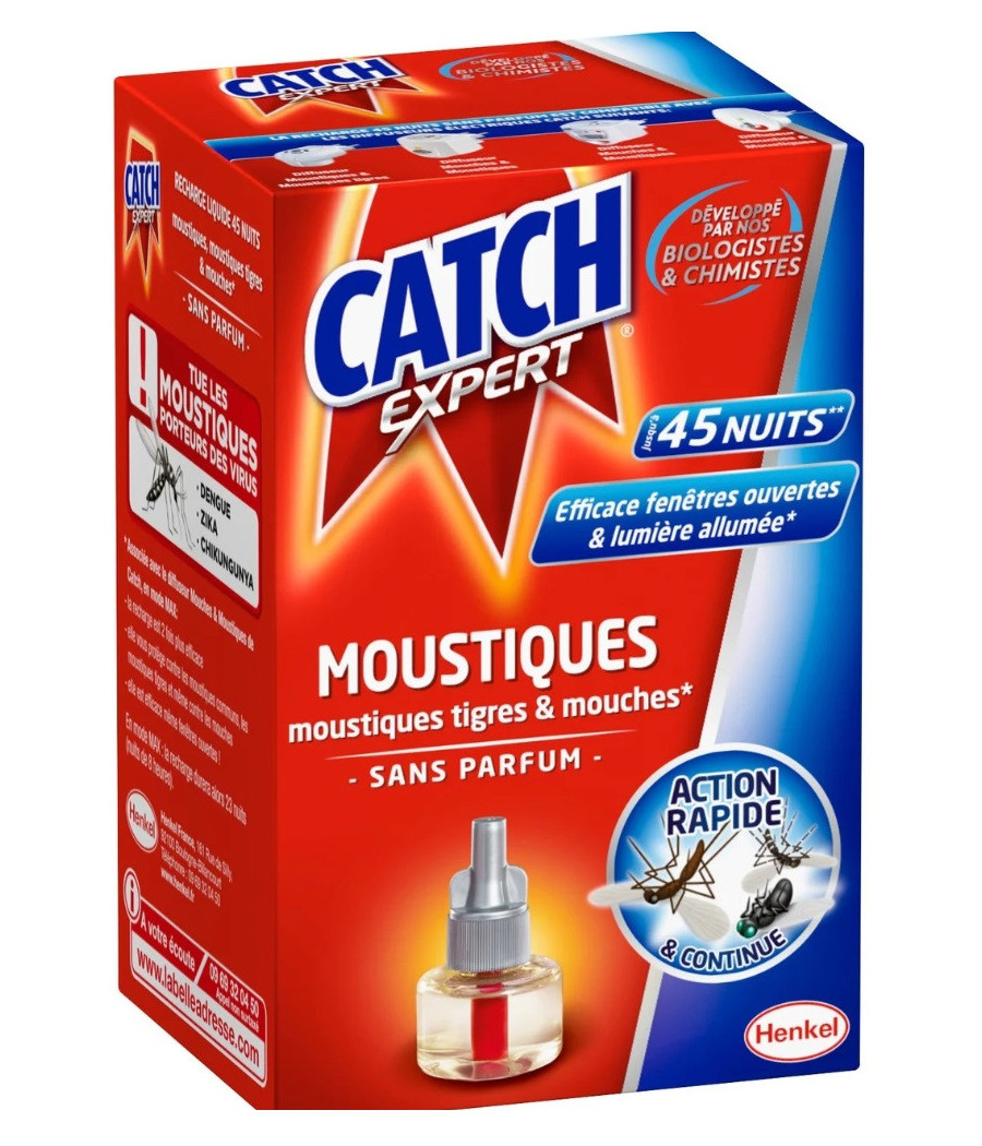 RECHARGE LIQUIDE ANTI-MOUSTIQUE CATCH 18ML