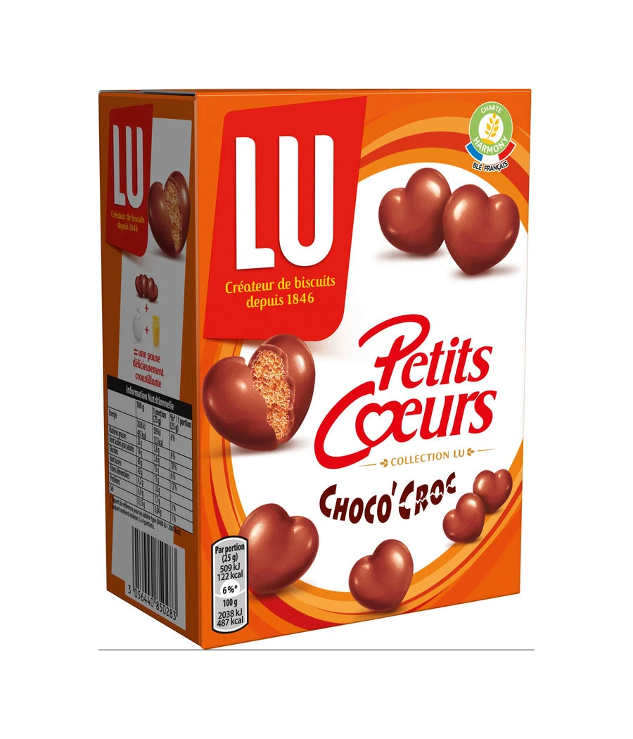 PETITS COEURS CHOCO'CROC 90G