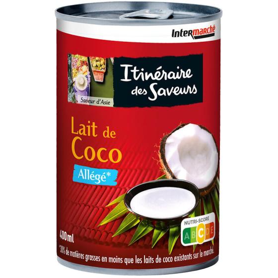 LAIT DE COCO ALLEGE ITINERAIRES DES SAVEURS 400ML