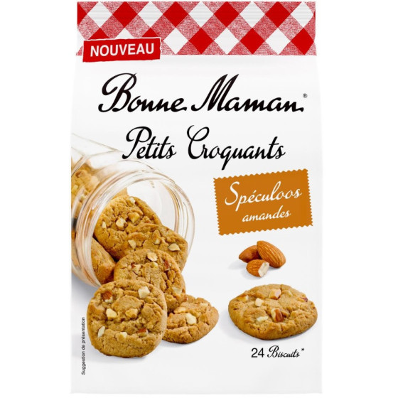 BISCUITS PETITS CROQUANTS SPECULOOS AMANDES BONNE MAMAN 250G