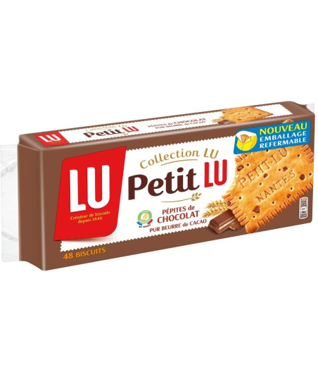 BISCUITS PETIT LU PEPITES DE CHOCOLAT LU 400G