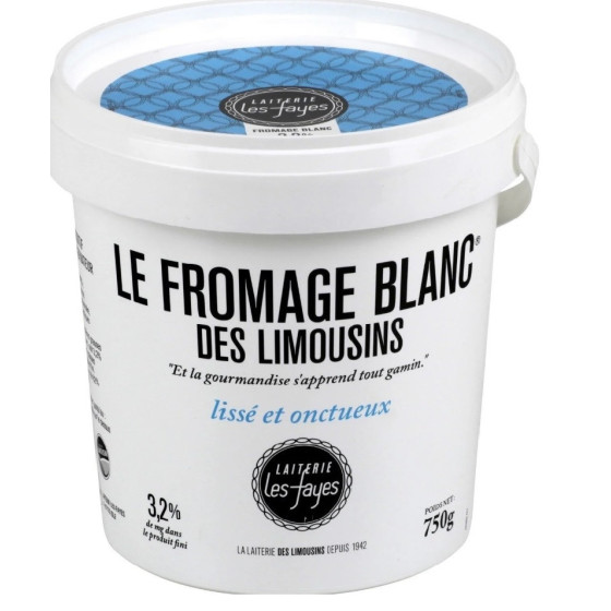 LE FROMAGE BLANC DES LIMOUSINS 750 G