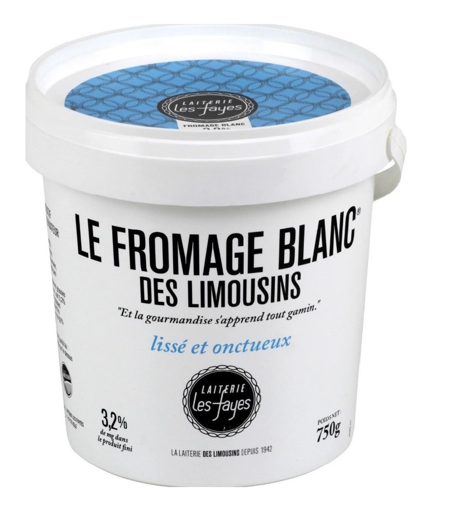 LE FROMAGE BLANC DES LIMOUSINS 750 G