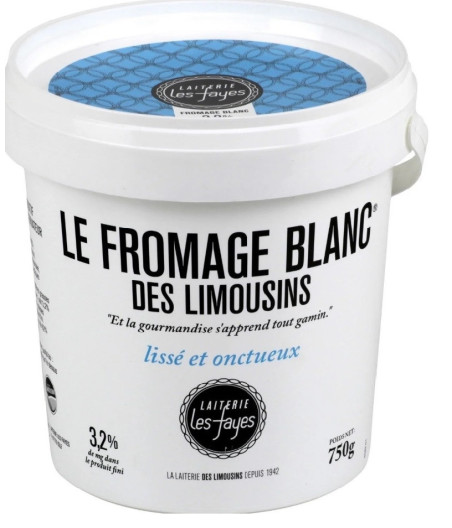 LE FROMAGE BLANC DES LIMOUSINS 750 G