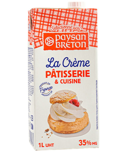 CRÈME LIQUIDE PÂTISSERIE ET CUISINE PAYSAN BRETON 1L