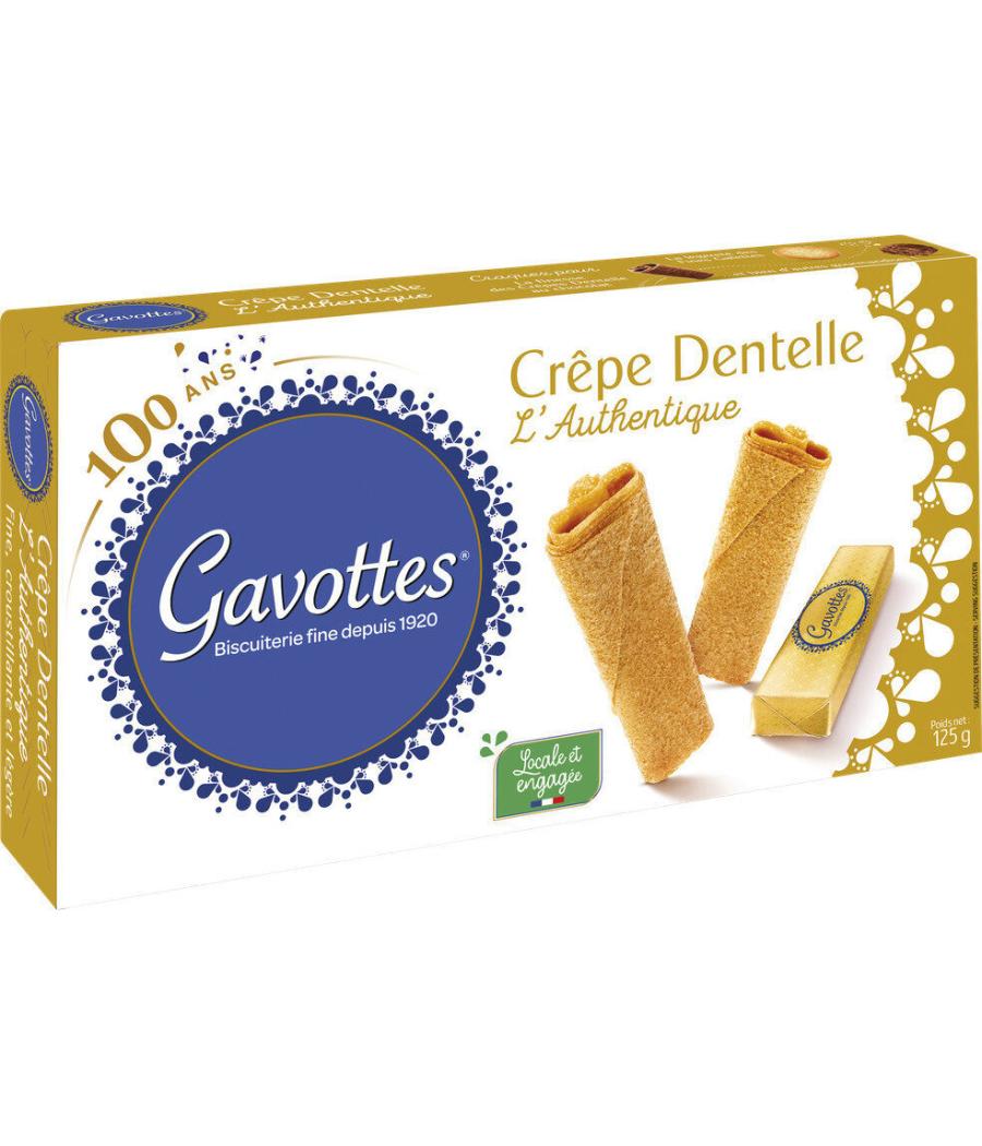 BISCUITS CREPES DENTELLES NATURES GAVOTTES 125G