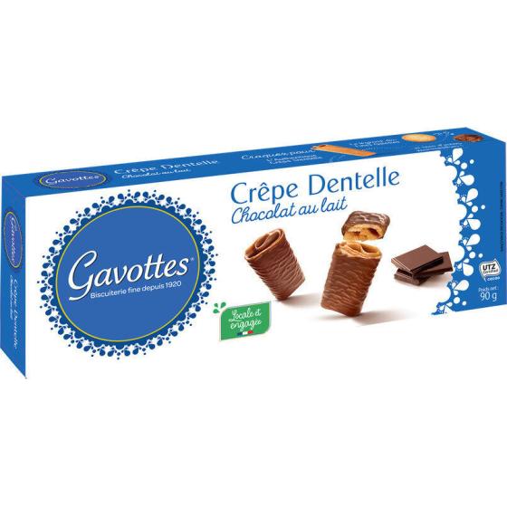 BISCUITS CREPES DENTELLE CHOCOLAT AU LAIT 90G