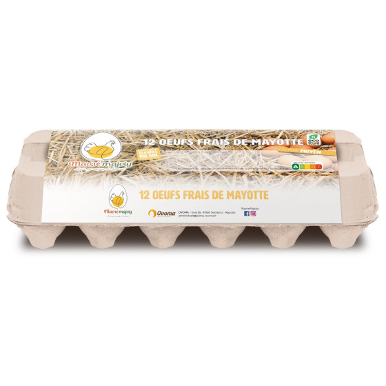 OEUFS FRAIS MAORE MAJOIY X12
