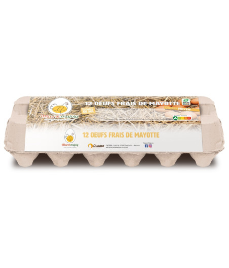 OEUFS FRAIS MAORE MAJOIY X12