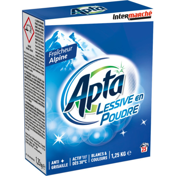 LESSIVE EN POUDRE FRAICHEUR APTA 1.25KG