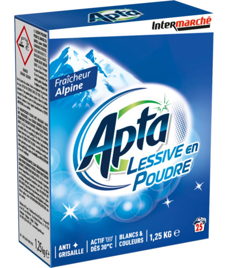 LESSIVE EN POUDRE FRAICHEUR APTA 1.25KG