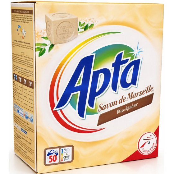 LESSIVE EN POUDRE SAVON DE MARSEILLE APTA 2.75KG