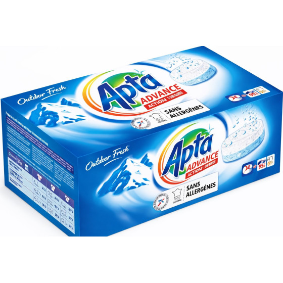 LESSIVE EN TABLETTES OUTDOOR FRESH APTA X32