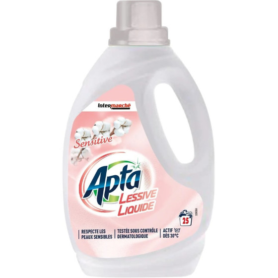 LESSIVE LIQUIDE SENSITIVE APTA 1.25L