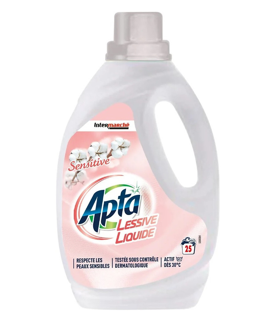 LESSIVE LIQUIDE SENSITIVE APTA 1.25L