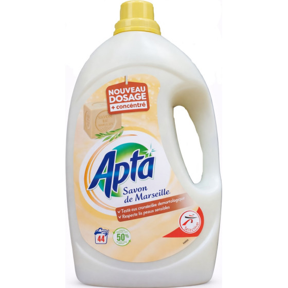 LESSIVE LIQUIDE SAVON DE MARSEILLE APTA 2.2L