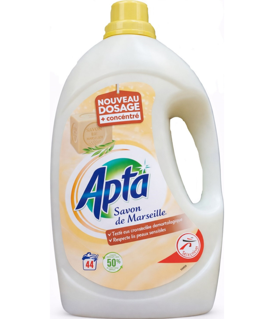 LESSIVE LIQUIDE SAVON DE MARSEILLE APTA 2.2L